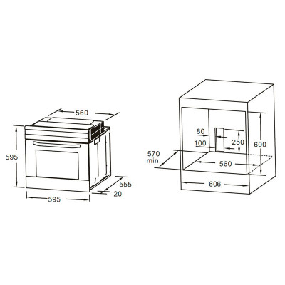 Horno Midea MCO6070MMAJ | ORBIAM de Fábrica