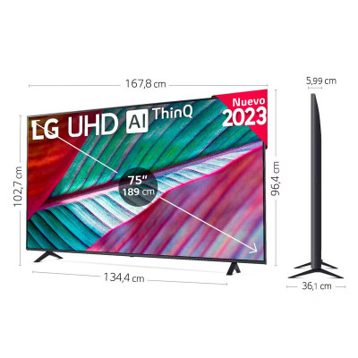 TV 4K LG 75UR78006LK | ORBIAM de Fábrica