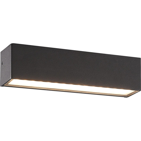 Aplic Celer 6W 3000K LED integrat cap 550lm estanc (IP65) antracita
