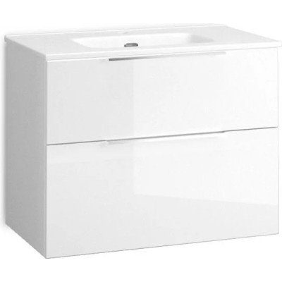 Pack Mueble empotrable Stillo Compact, 2 cajones blanco brillo| ORBIAM de Fábrica