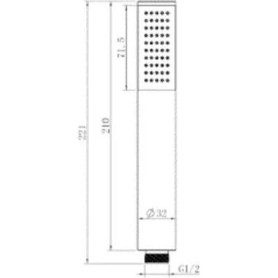 Columna de ducha termostático Stillo Zeus cromo rociador mural 2 vías Ø250mm| ORBIAM de Fábrica