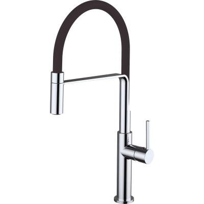 Grifería de fregadero Stillo Kitchen Flex extra alta monomando extraíble abatible 1 jet cromo| ORBIAM de Fábrica