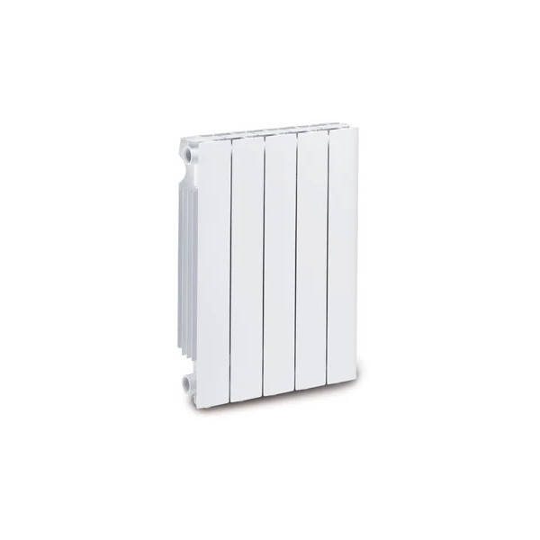 Batería de radiador de aluminio Mithos Trento Evolution 500 de 5 elementos 440W (DT40°C), blanco (RAL 9016)
