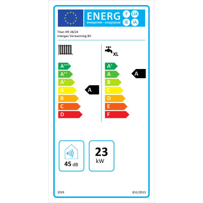 Caldera mural mixta Kosner TITAN HR 24/28 instantània, gas natural, 26,3/31,7kW baix Nox| ORBIAM de Fàbrica