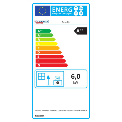 Estufa de pellet Greenheiss Rosa Air Classic 7 antracita 6,5kW| ORBIAM de Fábrica