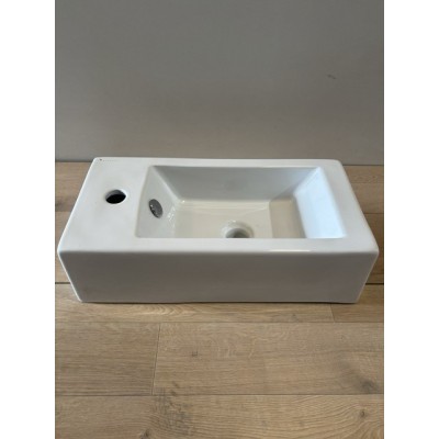 Lavabo GLACERA Bigio Esquinero (50x25x14,4cm) | ORBIAM de Fábrica