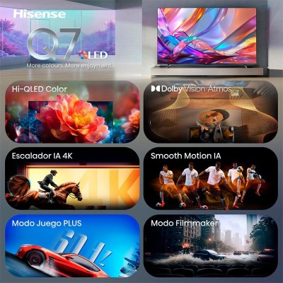 TV 4K Hisense 55Q7S | ORBIAM de Fábrica