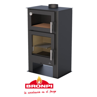 Comprar Estufa Gijón-H frontal BRONPI | ORBIAM de Fábrica