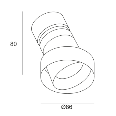 Downlight Play Snoot de LEDSC4 | ORBIAM de Fábrica