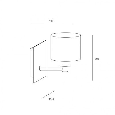 Luz de lectura Lyon E27 FORLIGHT | ORBIAM de Fábrica